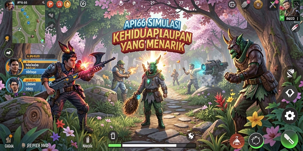 Tampilan gameplay API66 yang menarik dan realistis.
