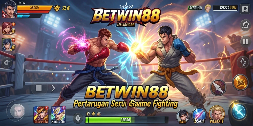 Tampilan gameplay seru dalam pertarungan BETWIN88.
