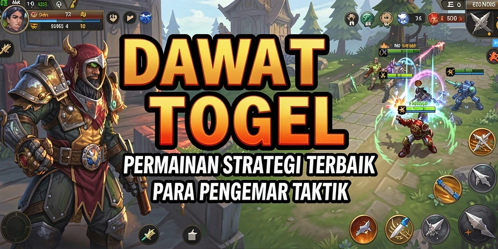 Tangkapan layar utama DAWATOGEL menunjukkan gameplay strategis yang mendebarkan.