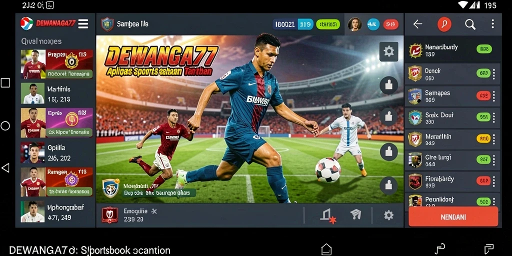 Tampilan gameplay menarik dari DEWANAGA77 dalam taruhan olahraga.