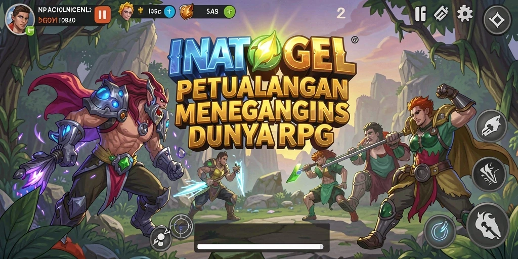 Tampilan mengesankan dari gameplay RPG di INATOGEL.