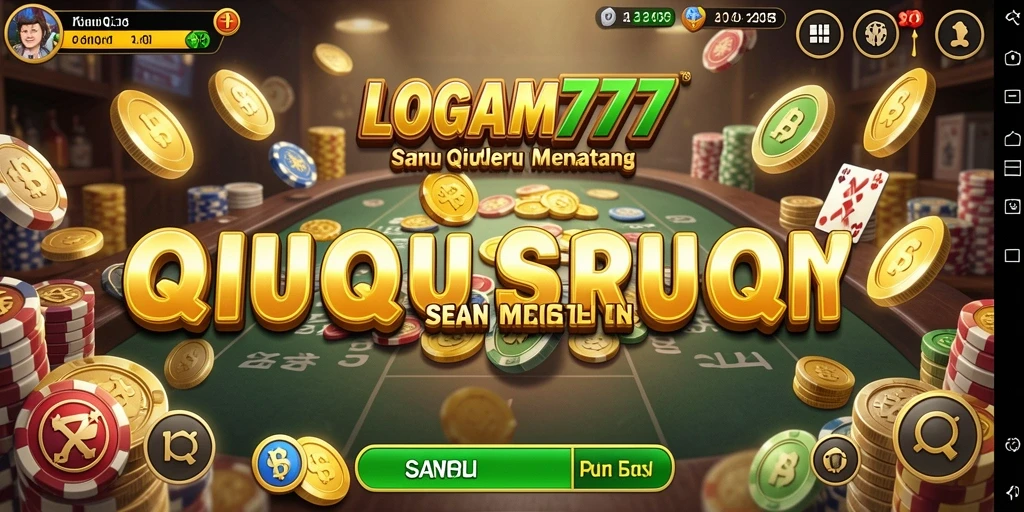 Tampilan menarik dari gameplay QiuQiu di LOGAM777.