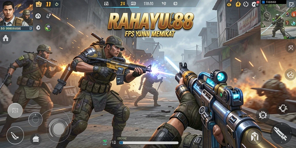 Gameplay intens RAHAYU88 dengan aksi tembak-menembak yang mendebarkan.
