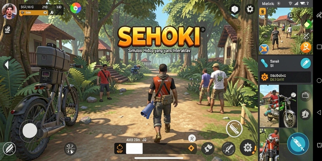 Gameplay SEHOKI yang interaktif dan memikat.